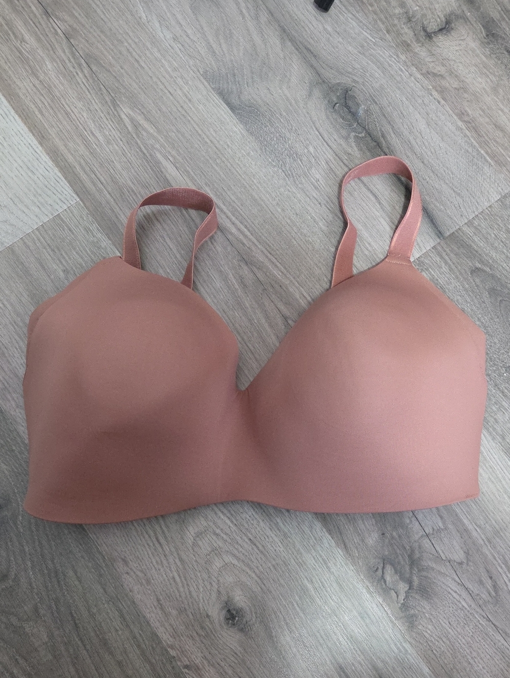 knix Smooth Molded Wireless Bra - Rosewood